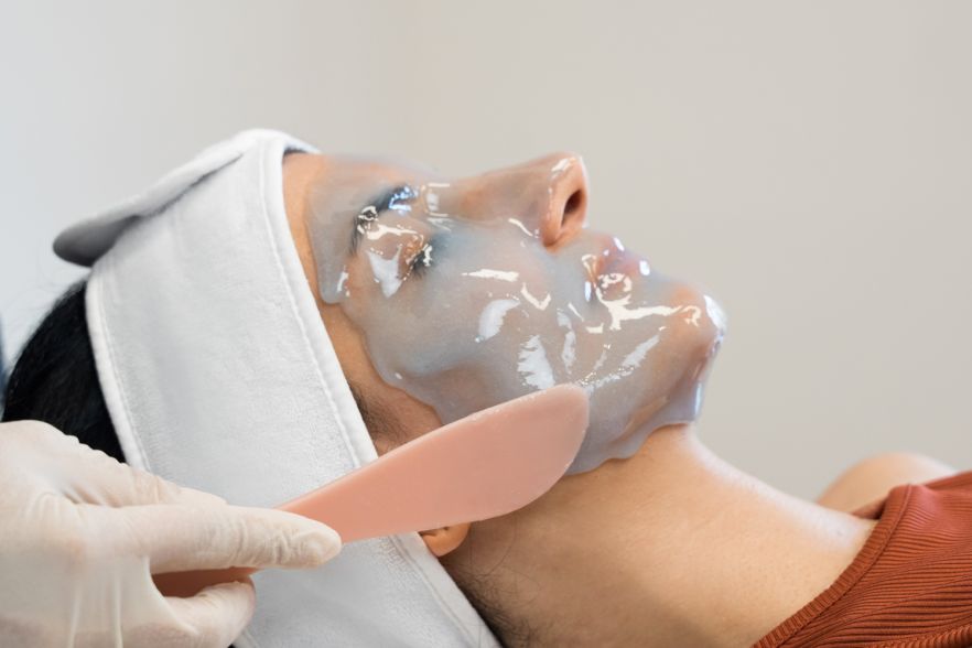 Post microneedling facial mask